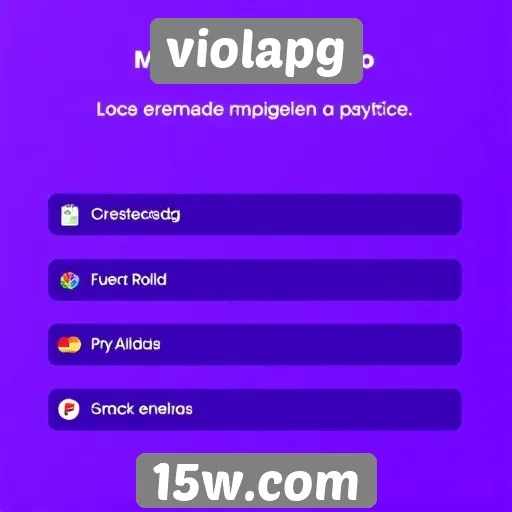 Visão geral dos métodos de pagamento aceitos no violapg
